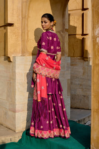 plum sharara set with dupatta for women,
luxury plum sharara set for special occasions,
jantar mantar sharara set for festive wear,
plum sharara set for bridal wear,
traditional plum sharara set for women,
plum sharara set for special occasions,
ethnic plum sharara set for women,
sharara choli set for women,
bridal sharara set for women,
luxury sharara set,
ethnic wear sharara set,
indian sharara set for women,
wedding sharara set for women,
plum sharara with dupatta,
designer sharara set for