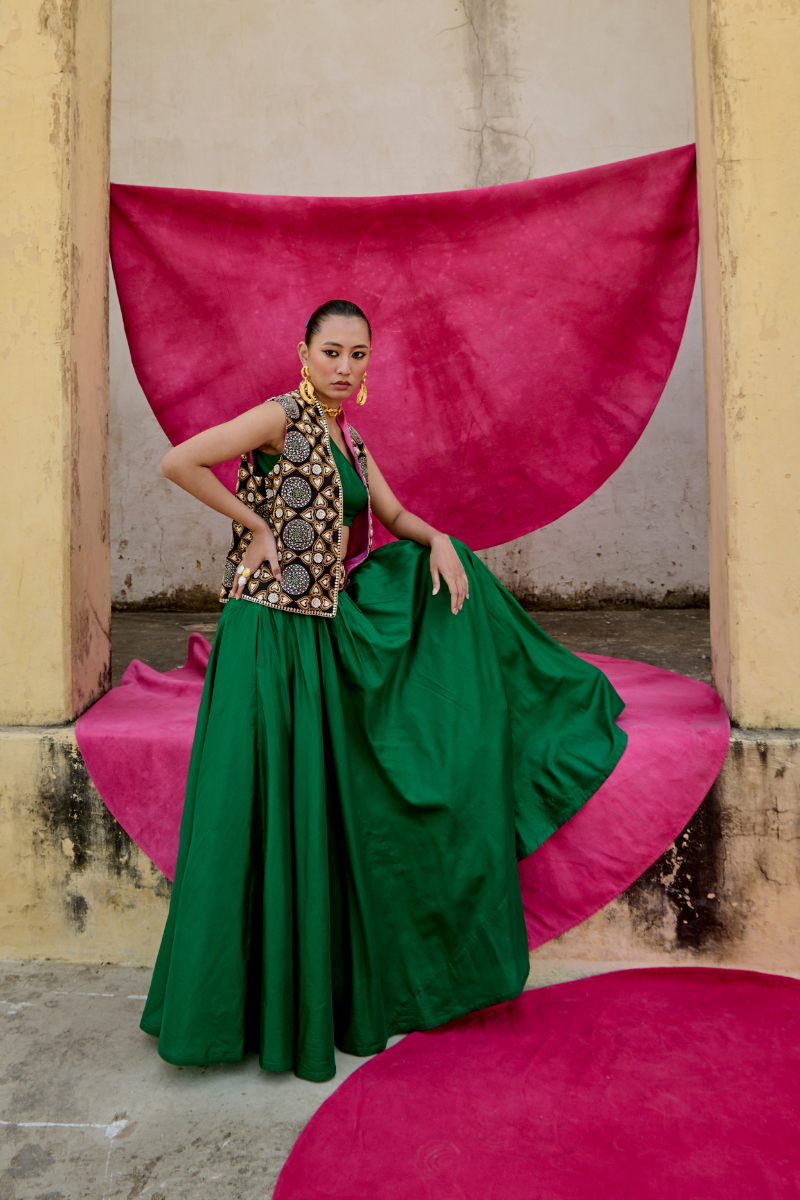jantar mantar emerald skirt set,
emerald green skirt set for women,
handcrafted jantar mantar skirt set,
emerald skirt set for girls,
silk emerald skirt set,
jantar mantar fusion wear,
emerald skirt set with embroidery,
jantar mantar lehenga skirt set,
emerald green lehenga set,
jantar mantar co-ord set,
emerald skirt set with dupatta,
jantar mantar festive wear,
emerald skirt set with cape,
jantar mantar one-shoulder skirt set,
emerald skirt set with hand embroidery,
jantar mantar screen-pri