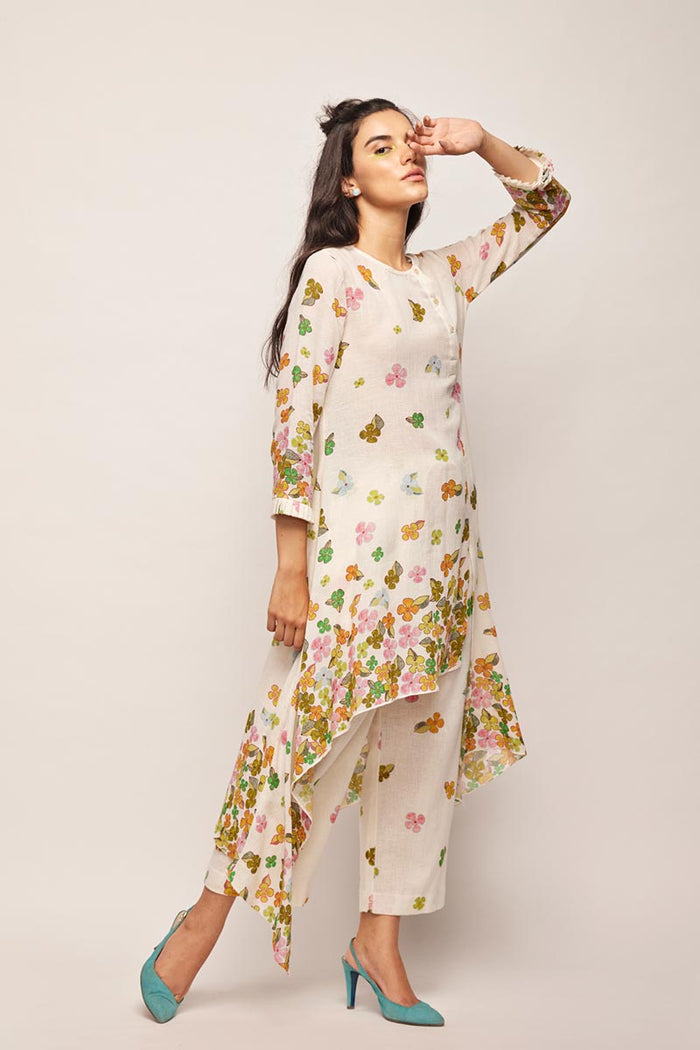 fleur asymmetrical tunic co-ord set,
swati vijaivargie co-ord set,
hand-embroidered pleated pants,
jaipur heritage pleated pants,
luxury silk pleated pants for girls,
chameli print pleated pants set,
traditional indian pleated pants,
ethnic silk pleated pants for women,
designer pleated pants set for girls,
bember modal satin pleated pants,
handcrafted silk pleated pants,
jaipur ethnic wear pleated pants,
luxury pleated pants set online,
customizable pleated pants set,
dry clean only silk pleated pants,