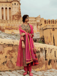 Ranakpur Kurta with Pali & Boondi pants