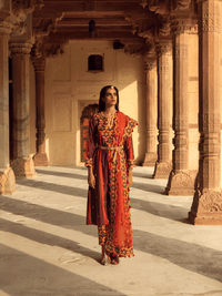 Ajmer Kurta, Sheesh Mahal Pants & Barmer Dupatta