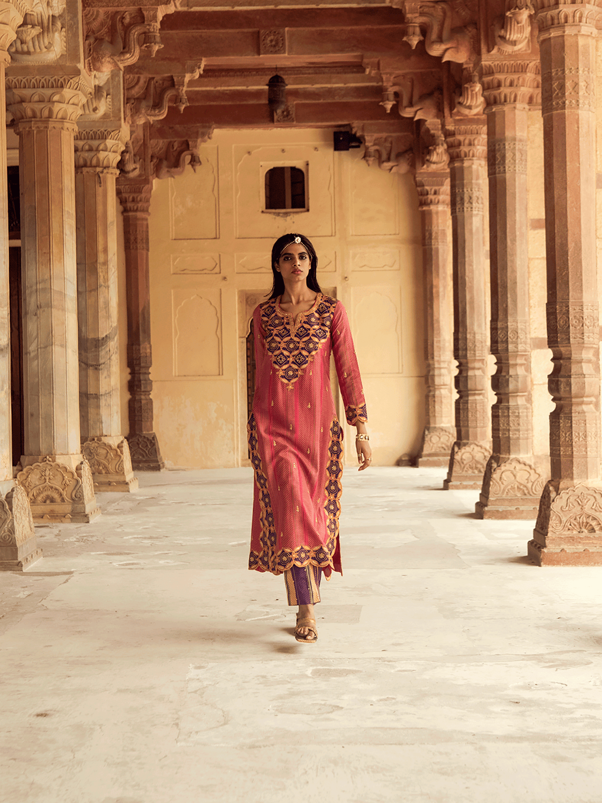 Kotputli Kurta, Tonk Pants & Teej Dupatta