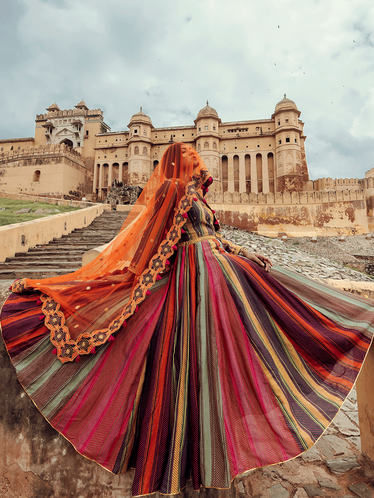 Pushkar Anarkali & Barmer Dupatta
