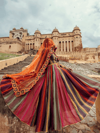 Pushkar Anarkali & Barmer Dupatta