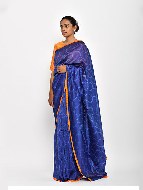 Rasika Dugal in our Purple Geometrical Shibori Saree