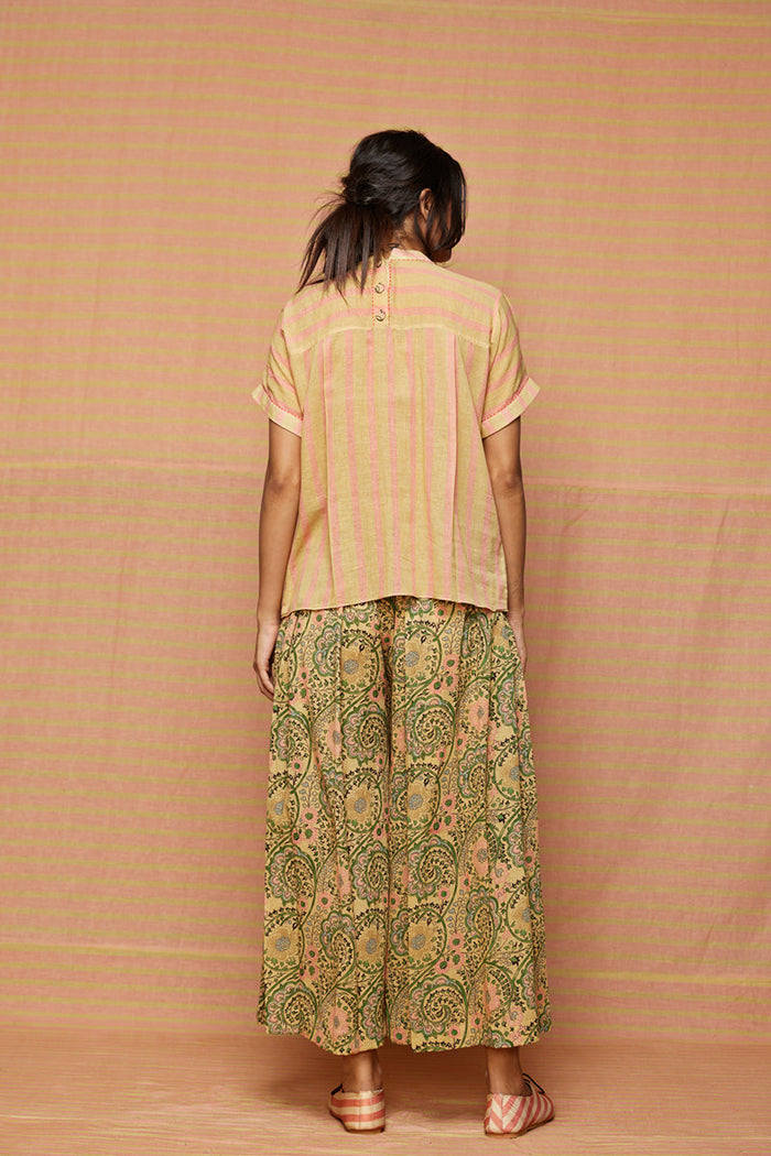 birdie striped top with greta zaal pleated pant,
swati vijaivargie co-ord set,
hand-embroidered pleated pants,
jaipur heritage pleated pants,
luxury silk pleated pants for girls,
chameli print pleated pants set,
traditional indian pleated pants,
ethnic silk pleated pants for women,
designer pleated pants set for girls,
bember modal satin pleated pants,
handcrafted silk pleated pants,
jaipur ethnic wear pleated pants,
luxury pleated pants set online,
customizable pleated pants set,