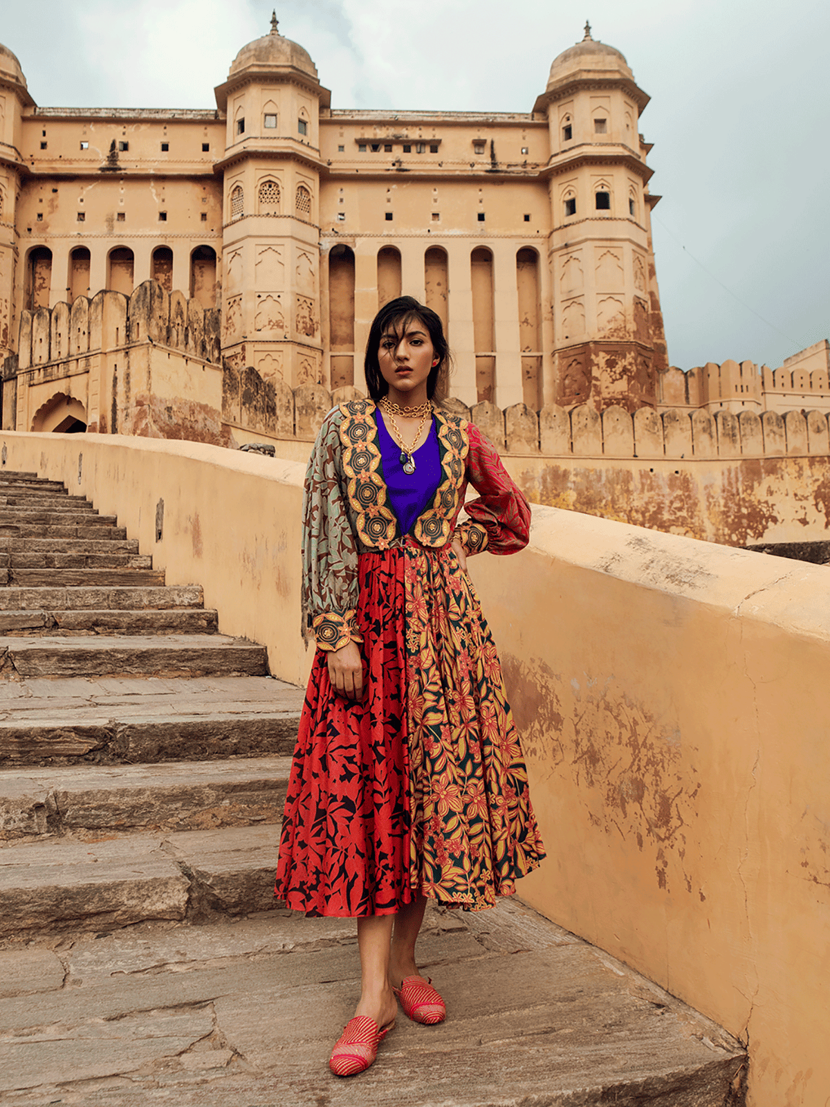 Samode Jacket & Mandawa Dress