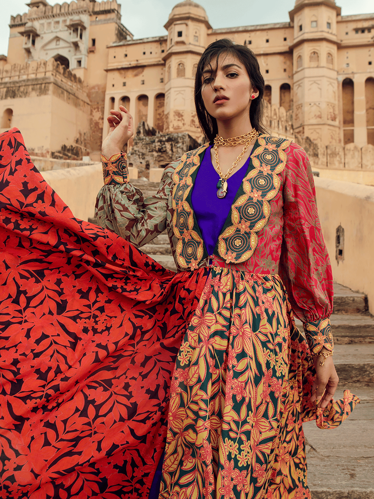 Samode Jacket & Mandawa Dress