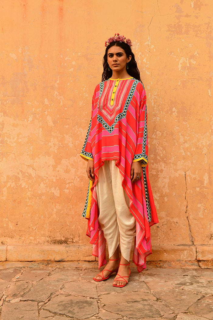 Rani Cape with Dhoti Pants