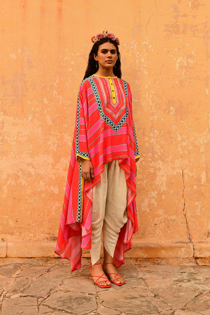 Rani Cape with Dhoti Pants