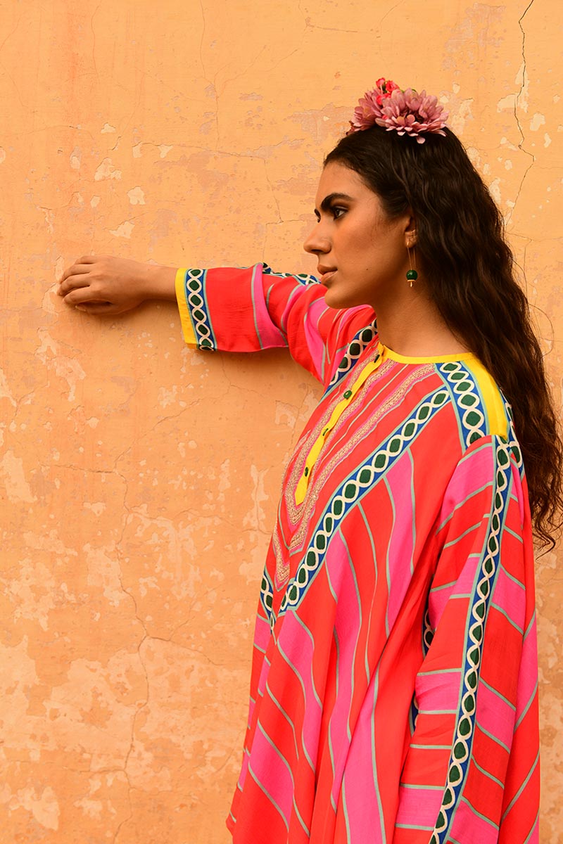 Rani Cape with Dhoti Pants