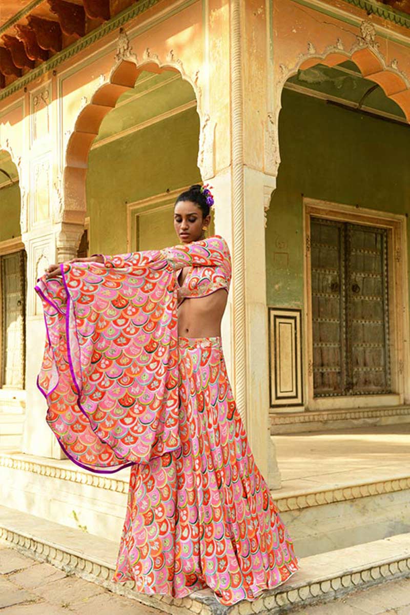 Gulbahar Lehenga Set with Dupatta