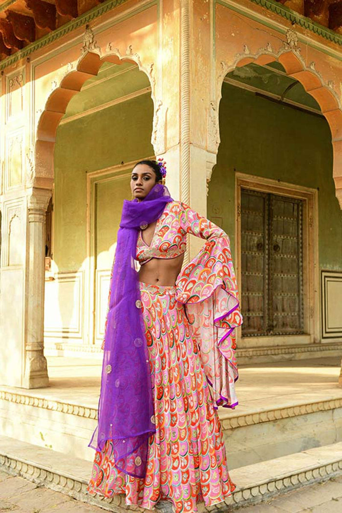 Gulbahar Lehenga Set with Dupatta