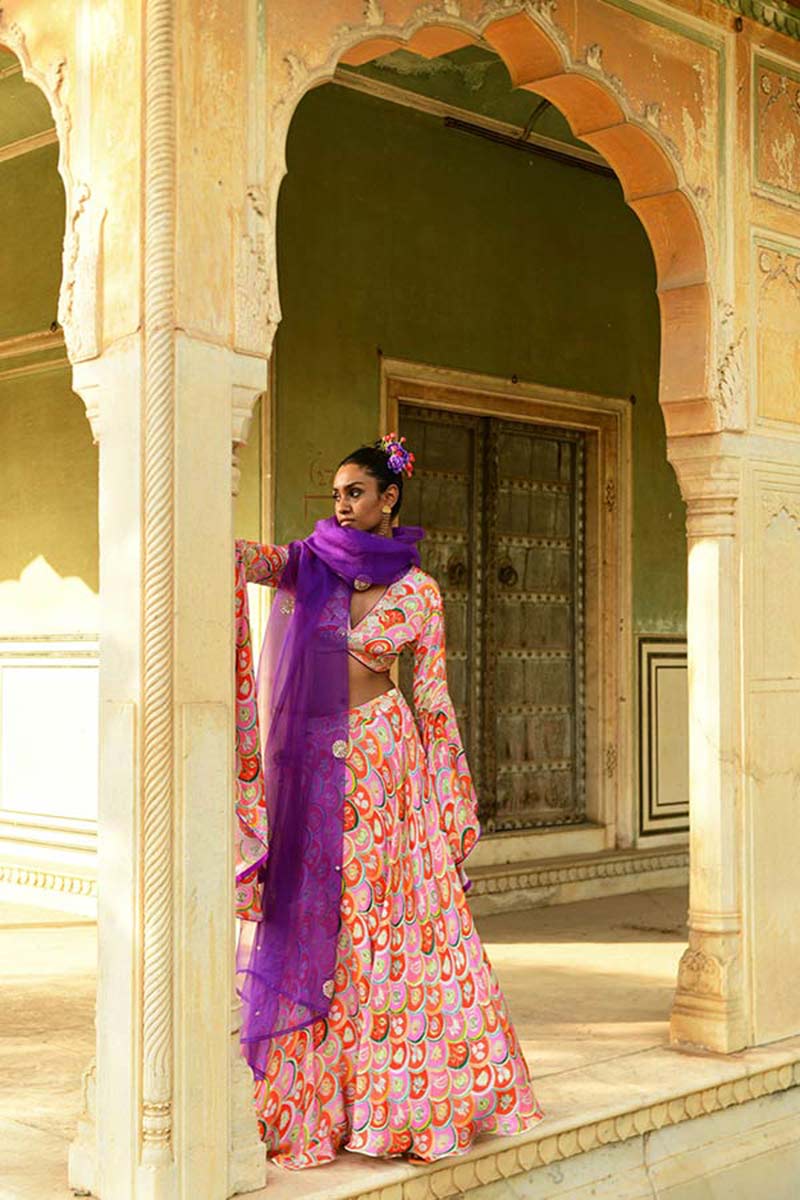 Gulbahar Lehenga Set with Dupatta