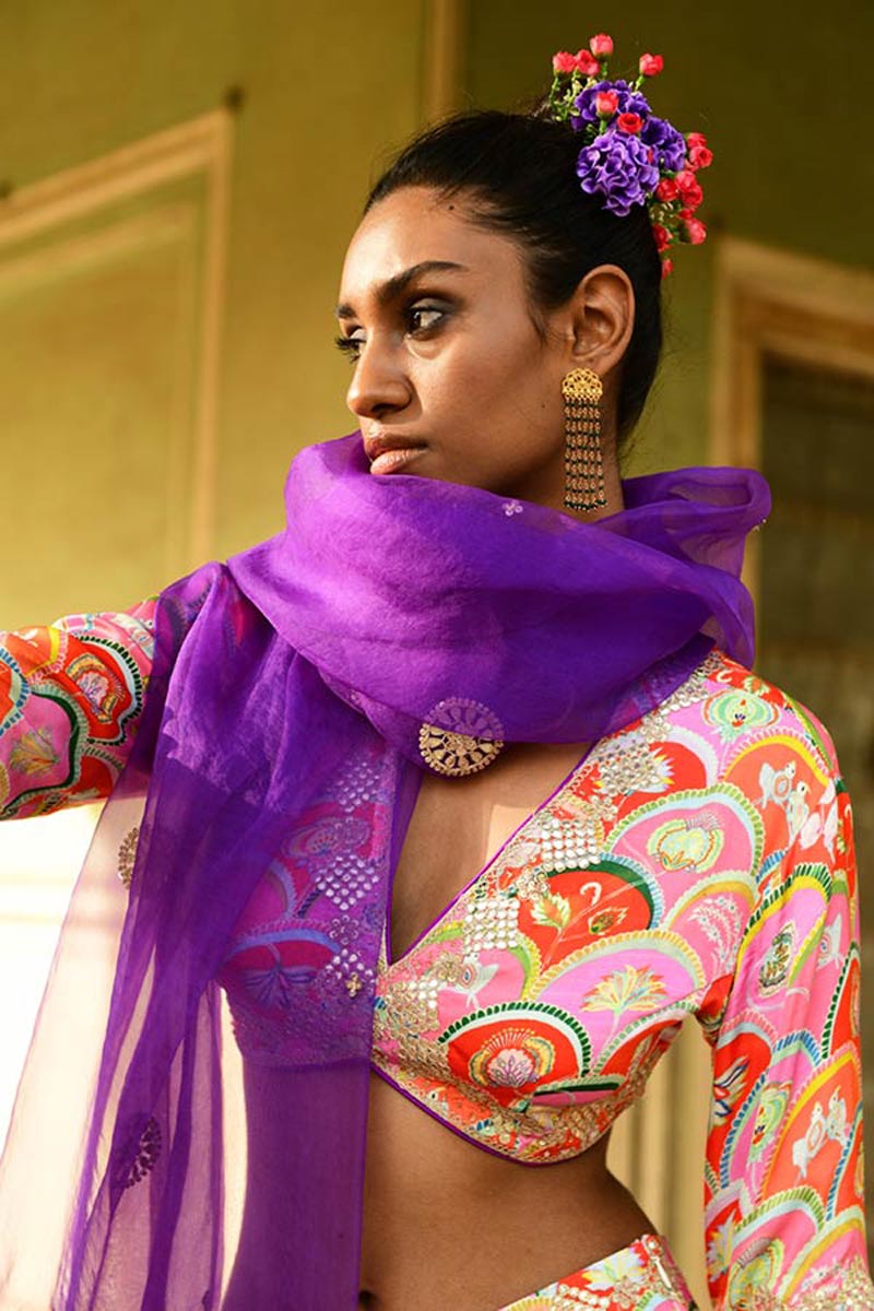 Gulbahar Lehenga Set with Dupatta