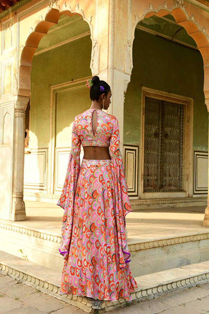Gulbahar Lehenga Set with Dupatta