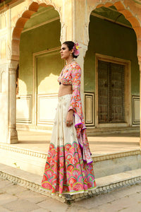 Nargis Lehenga with Gulbahar Top
