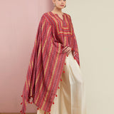 Morbagh Tribal Rose Pink Tribal Cape Set