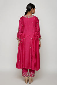 Navrang Fuschia Marodi Kurta Set