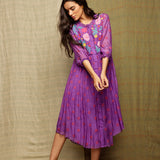 Rose Purple Embroidered Tunic