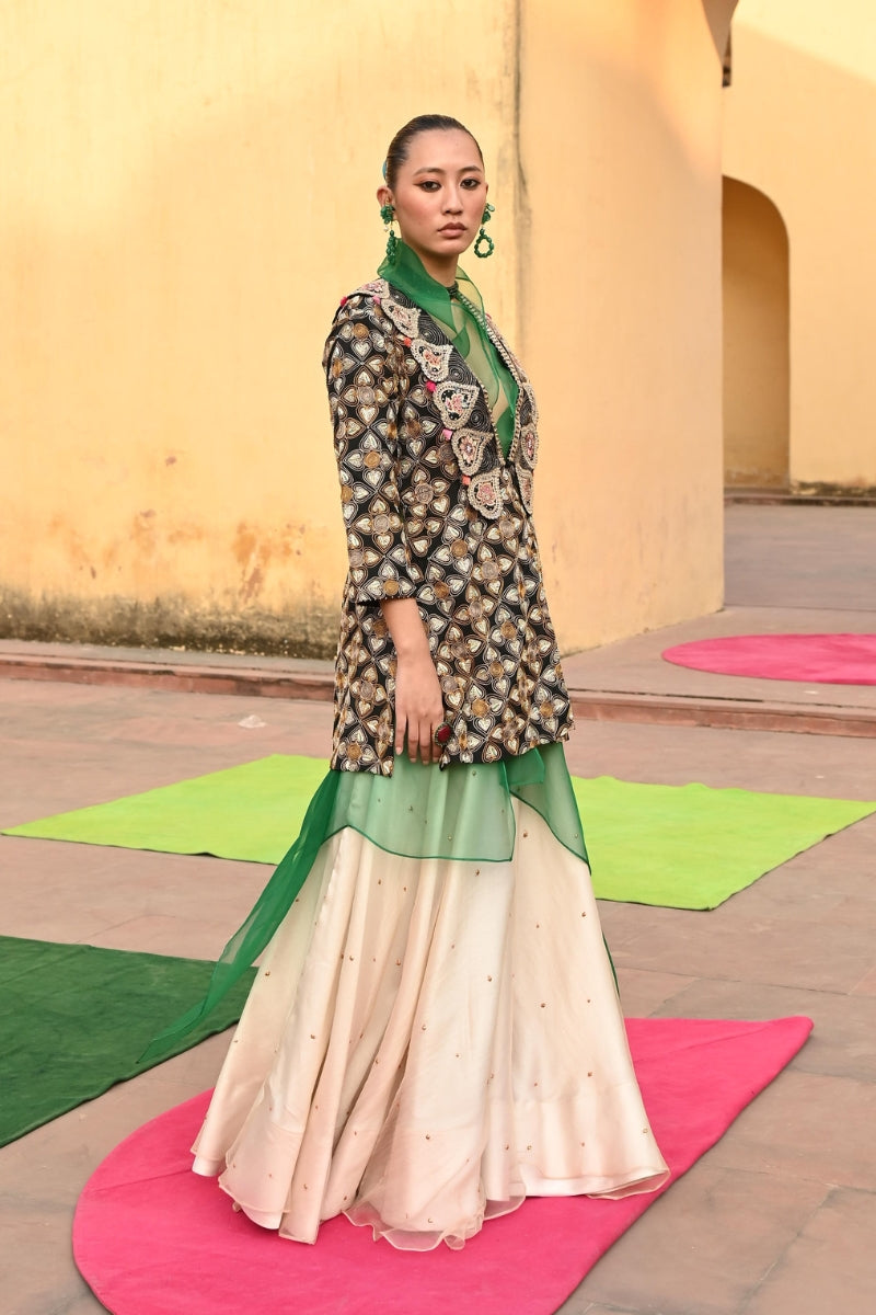 Jantar Mantar Sitara jacket set