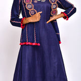 Kamal Embroidered jacket With Dress