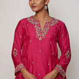 Navrang Fuschia Marodi Kurta Set