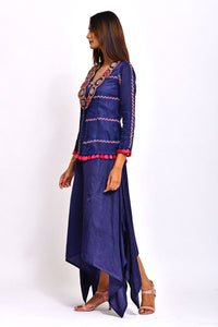 Kamal Embroidered jacket With Dress
