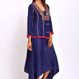 Kamal Embroidered jacket With Dress