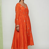 Navrang Orange Marodi Kurta Set