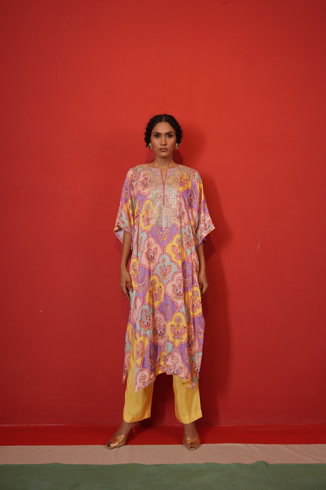 Butterfly chameli kaftan