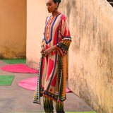 Kilim Printed Multi Kurta Set