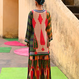 Kilim Printed Multi Sharara Set