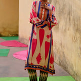 Kilim Printed Multi Kurta Set