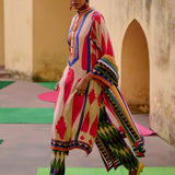 Kilim Printed Multi Kurta Set