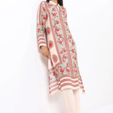 Feroza Sage Placement Printed Kurta Set
