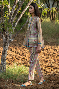 KAMAL STRIPE BEIGE PANT