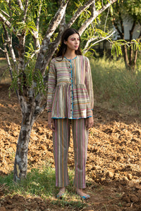 KAMAL STRIPE BEIGE PANT