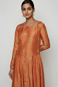 Navrang Rust Marodi Kurta Set