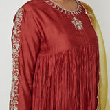 Navrang Terracotra Marodi Kurta Set