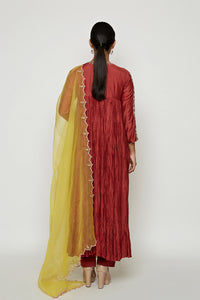 Navrang Terracotra Marodi Kurta Set