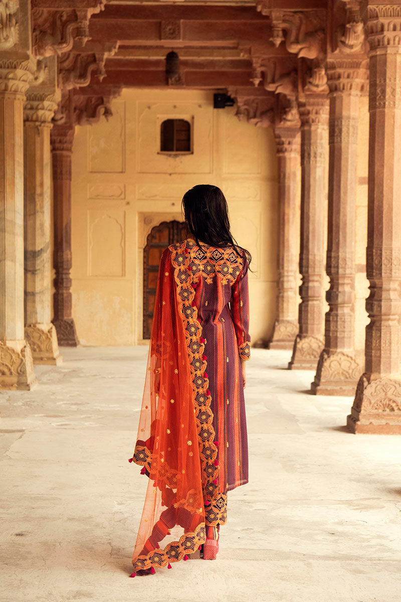 Ajmer Kurta, Sheesh Mahal Pants & Barmer Dupatta