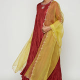 Navrang Terracotra Marodi Kurta Set