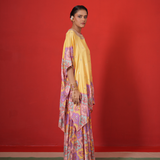 Butterfly short poncho set