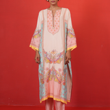 Ivory Multi Marodi Butterfly Kurta Set