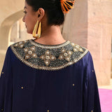 Purple Embroidered Chameli Kaftan Set
