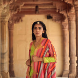 Tijara Cape & Baradari Kurta With Pants
