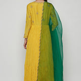 Navrang Yellow Marodi Kurta Set