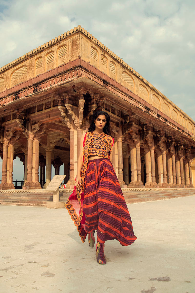 Chaksu Halter, Madhopur Cape & Jaipur Pants