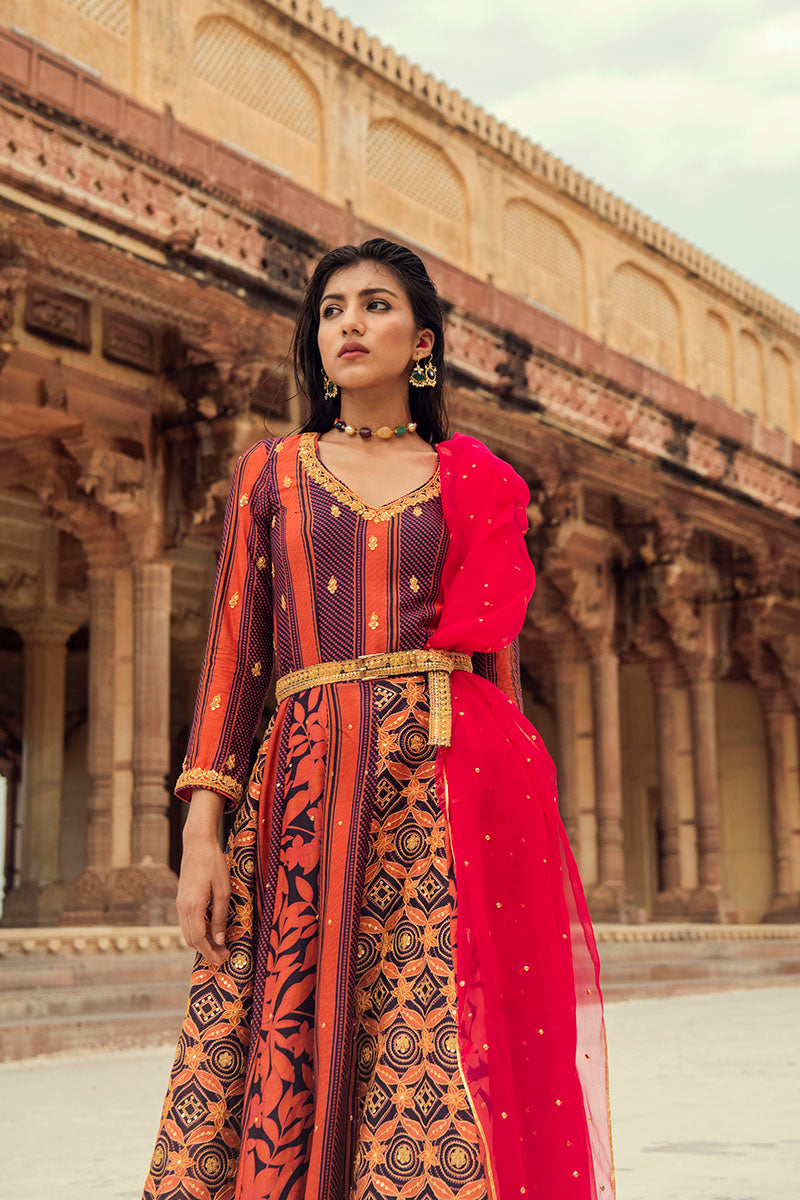 Laxmangarh Anarkali Set